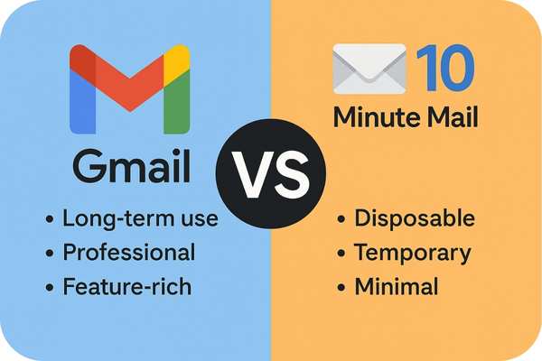 Gmail 10 Minute Mail: Which One Is Actually Better for You in 2025